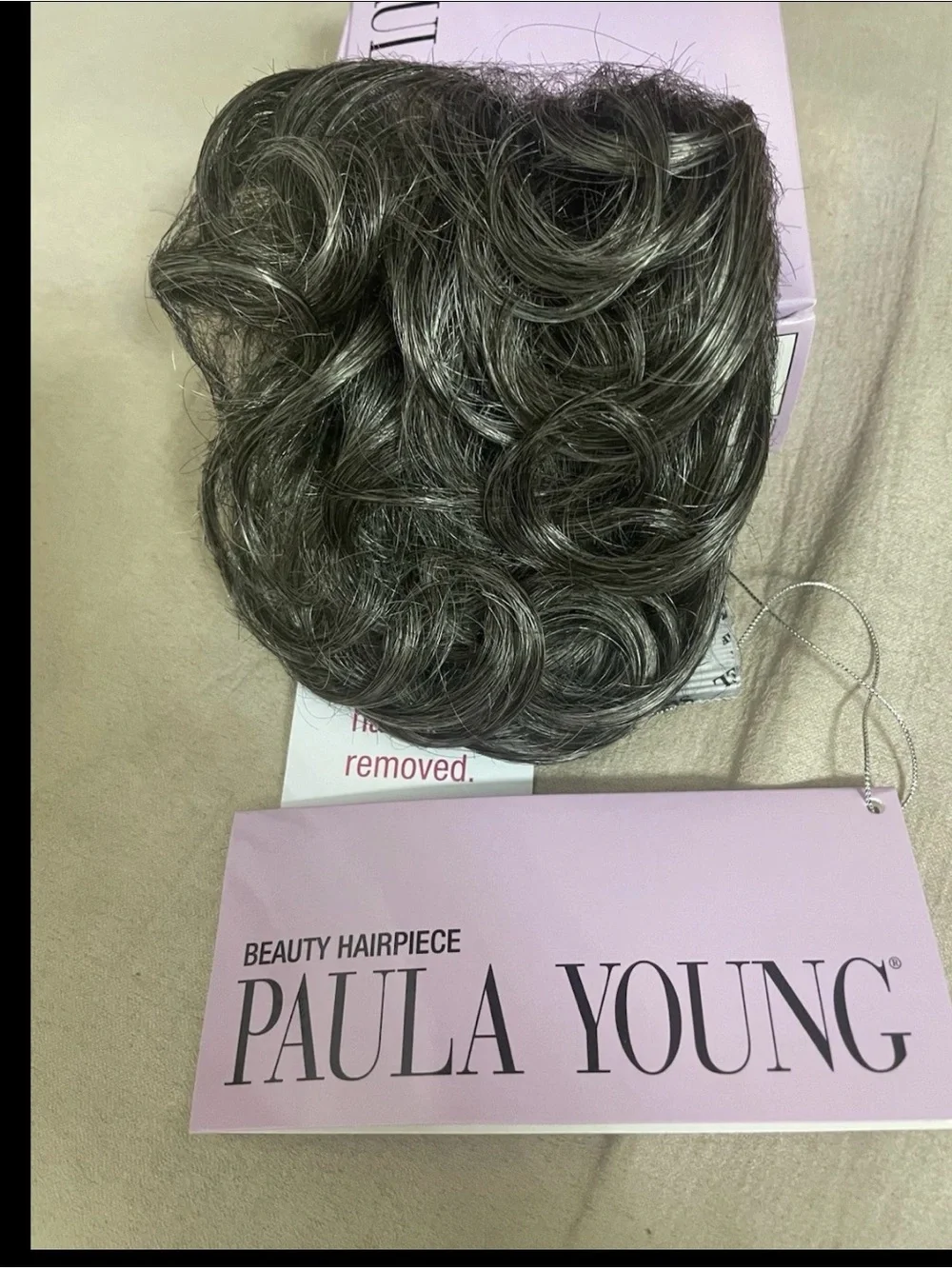 NEW PAULA YOUNG Delicate Touch Whisperlite Synthetic Topper Color 44 Brown/Gray